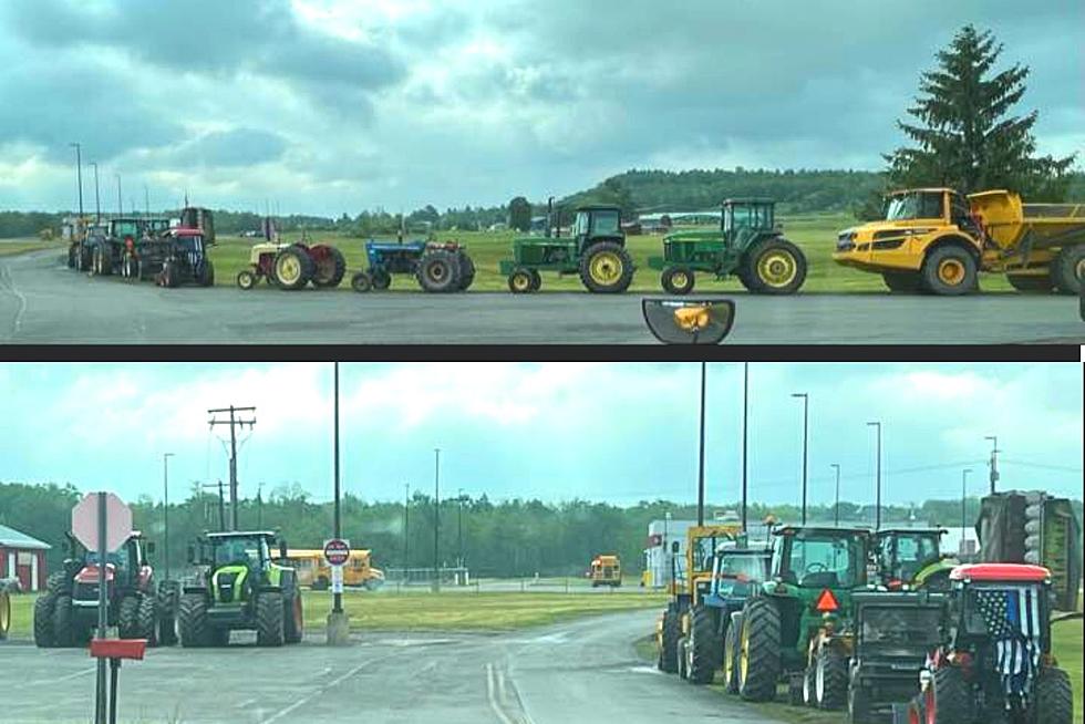 Tractor Convoy: CNY Students Ride in Style on Final Day of School