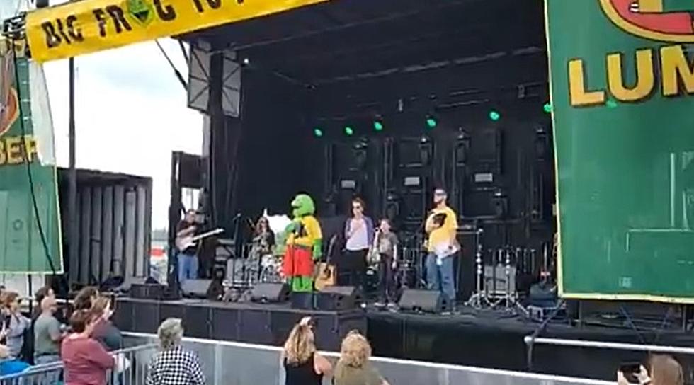 12 Year Old Kicks Off New York’s FrogFest 34 With National Anthem