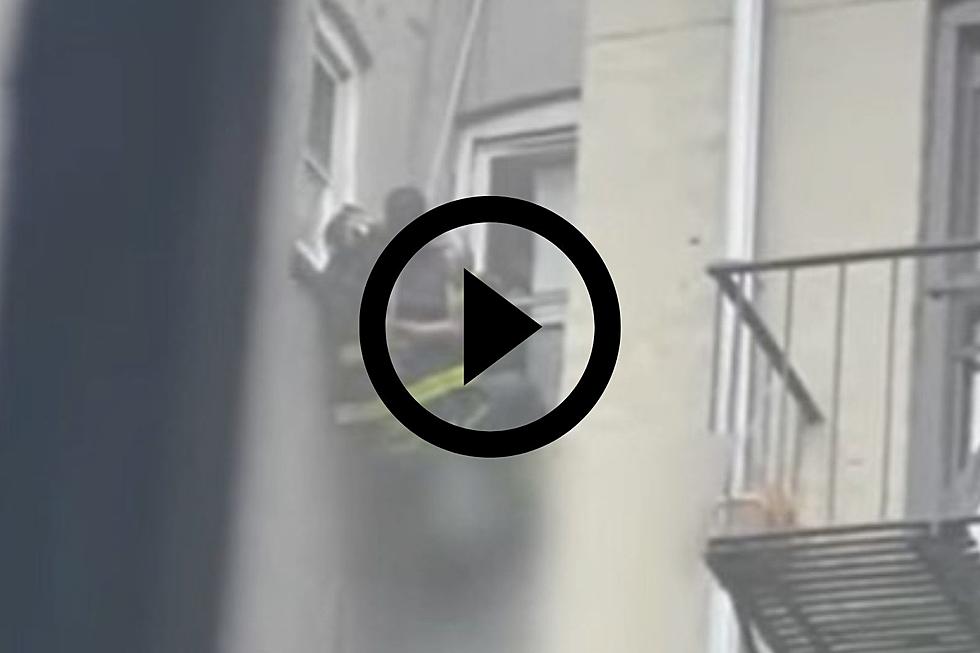 VIDEO: Firefighter Rescues Naked Man From NY Apartment Ledge
