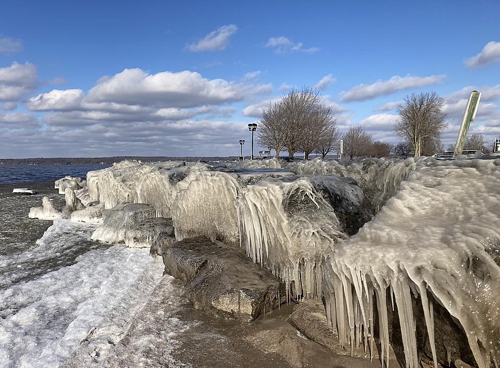 Stunning Ice Patterns Emerge on Shores of Oneida Lake