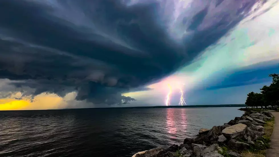 Central New Yorker Trying to Avoid Storm Captures Stunning Shot