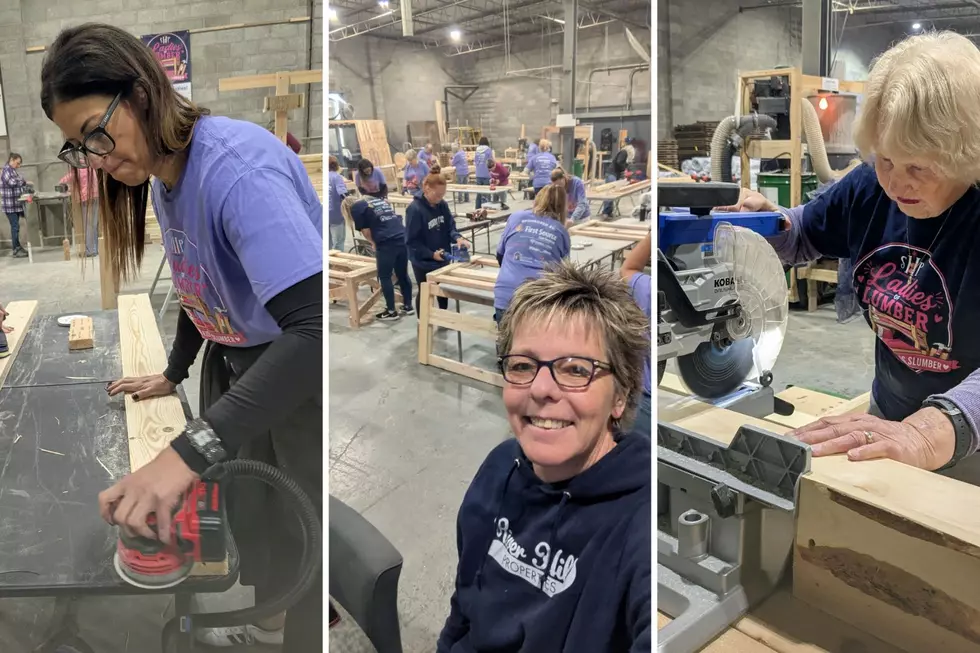 Ladies of Lumber Builds 48 Beds for Central New York Kids in One Day