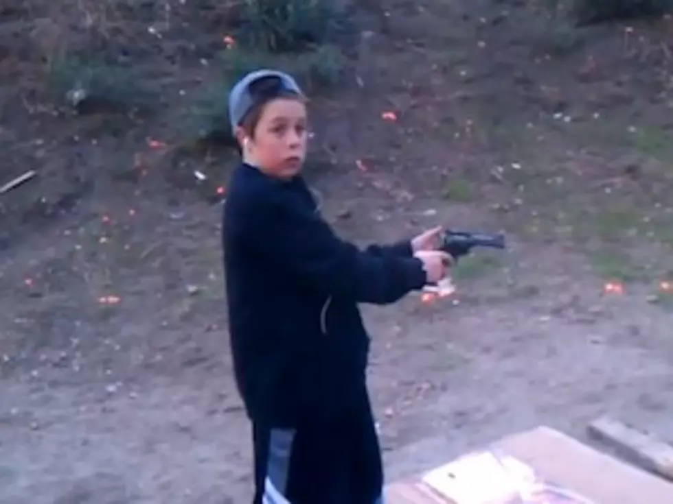 Father Fails Miserably at Teaching Son Gun Safety [VIDEO]