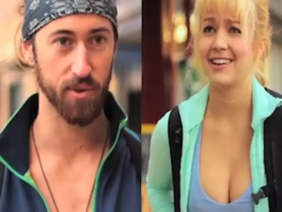 Guy Cleverly Explains Himself After Getting Caught Staring at a Woman&#8217;s Breasts [VIDEO]