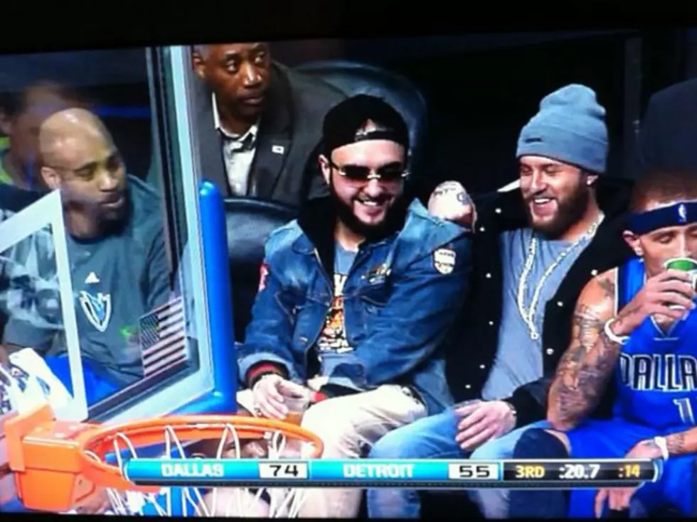 Drunk Fans Somehow End Up On Dallas Mavericks Bench During Game [VIDEO]