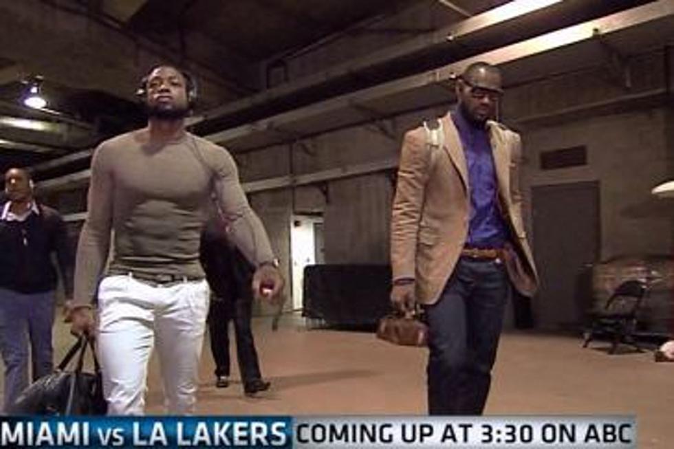 LeBron James Carries a Man Purse