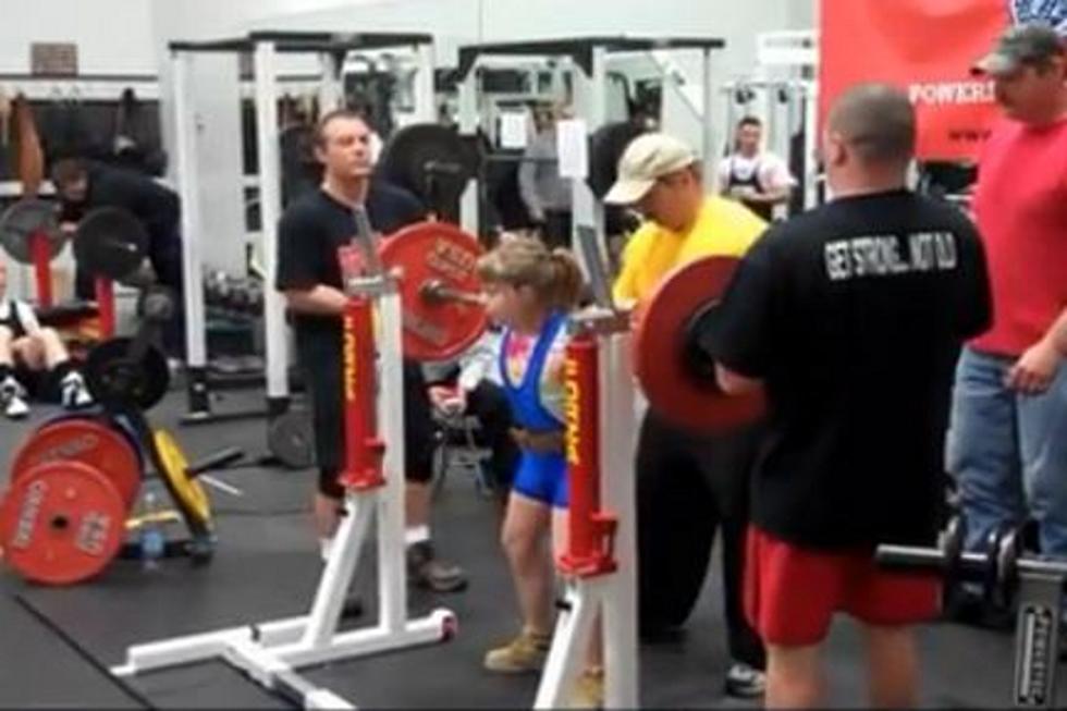 Watch A 10-Year Old Girl Set Weight Lifting World Record