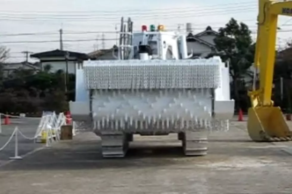 Awesome Bulldozer Becomes Even Awesomer Landmine Destroyer