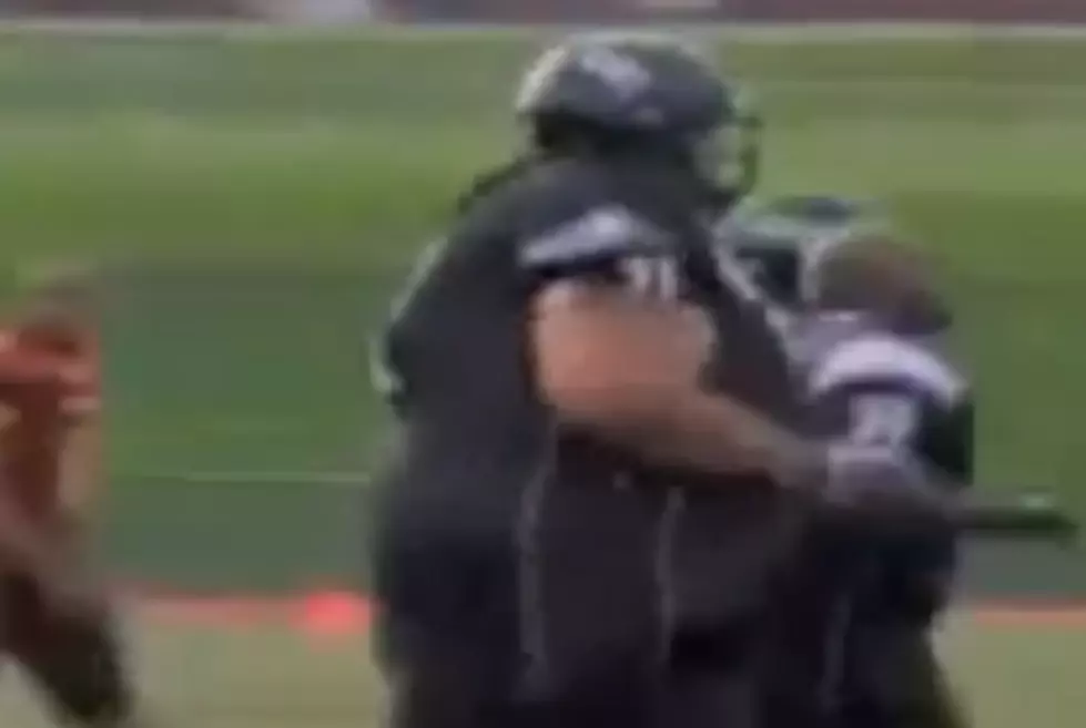 This Semi-Pro Football Player is One Huge Dude