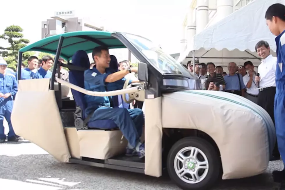Japan Develops Shock-Absorbing Car Covered in Airbags