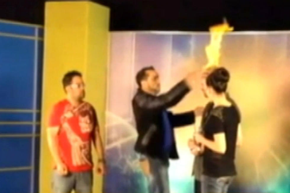 Magician’s Head Catches Fire While on Live TV