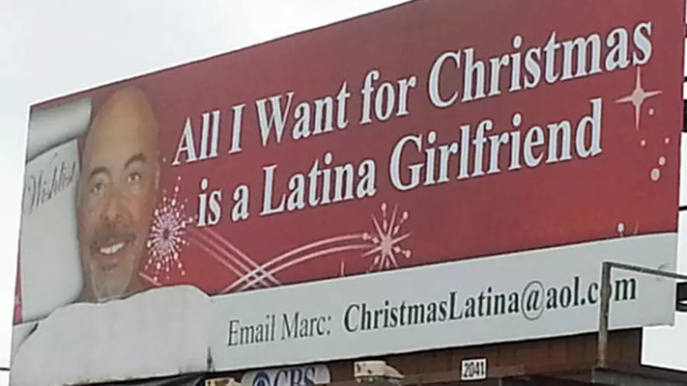 Millionaire Uses Billboard to Ask Santa for Latina Girlfriend