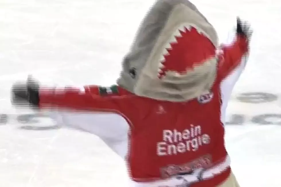 Watch Sharky, The Break-Dancing Hockey Mascot, Bust Some Sick Moves