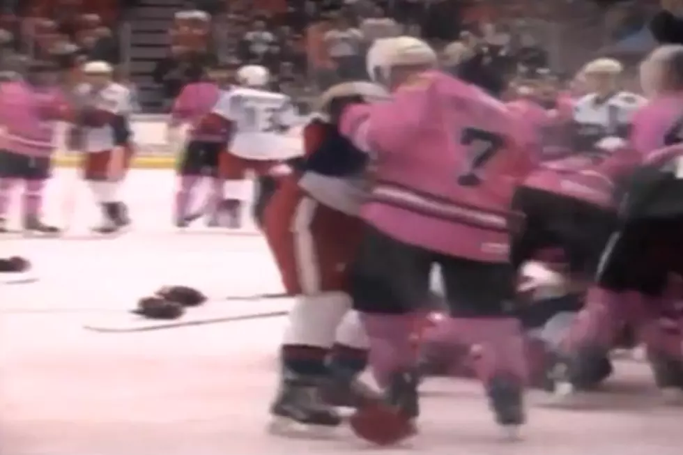 Minor League Hockey Fight Turns Into Epic Bench-Clearing Brawl