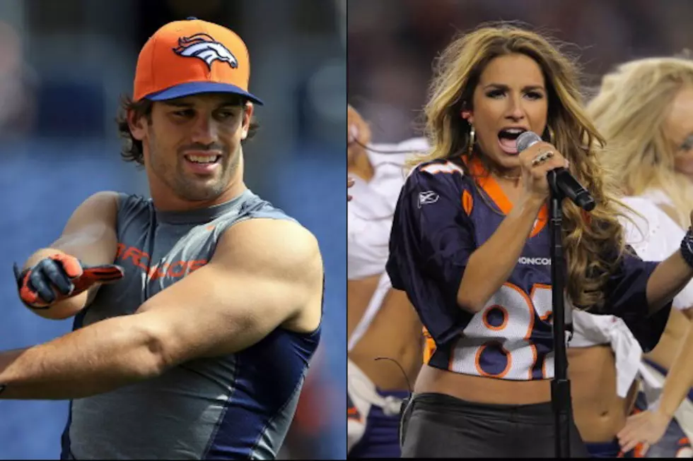 Broncos&#8217; Receiver Eric Decker Talks Jessie James and the &#8216;Guilty Pleasure&#8217; Song on His iPod &#8212; 2013 NFL Honors Red Carpet