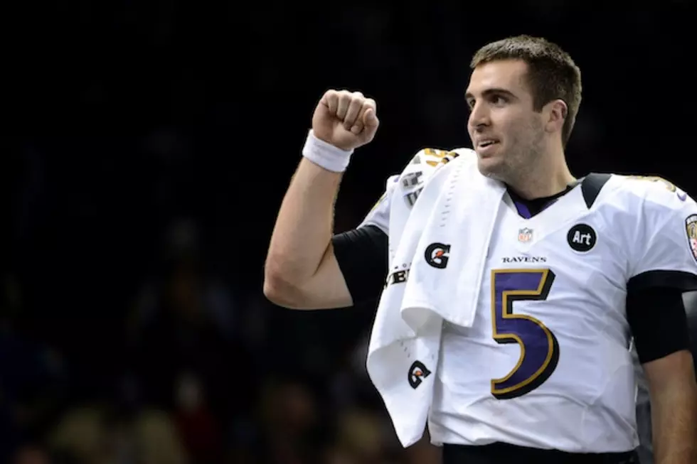 Joe Flacco Told Teammates to Run Onto Field & Tackle Punt Returner on Final Play of Super Bowl