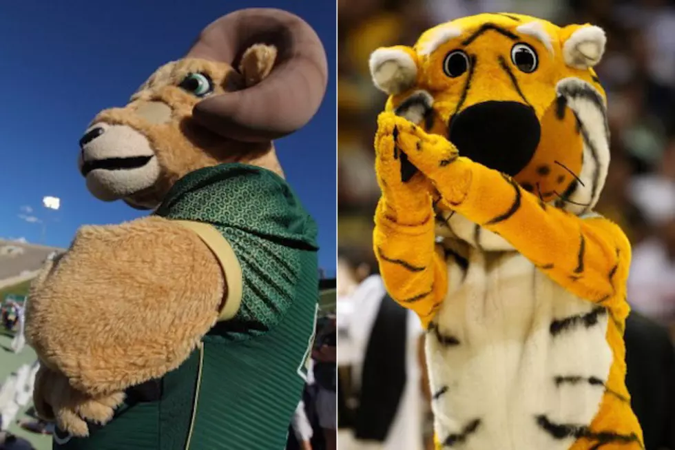 &#8216;Cam the Ram&#8217; of Colorado State vs. &#8216;Truman the Tiger&#8217; of Missouri &#8212; March Mascot Madness
