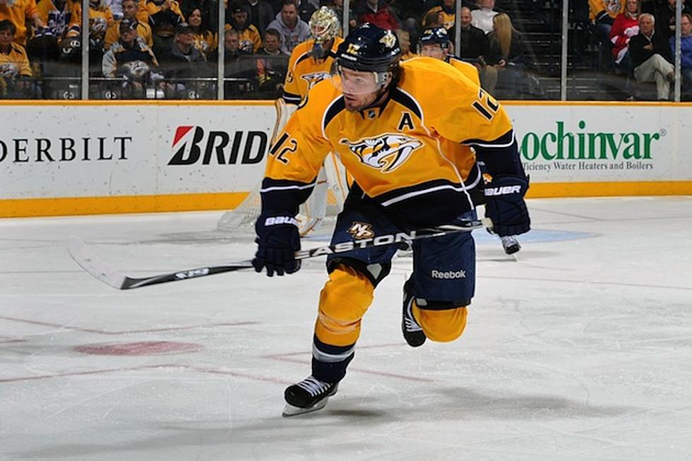 Enter to Win a Mike Fisher Nashville Predators Jersey