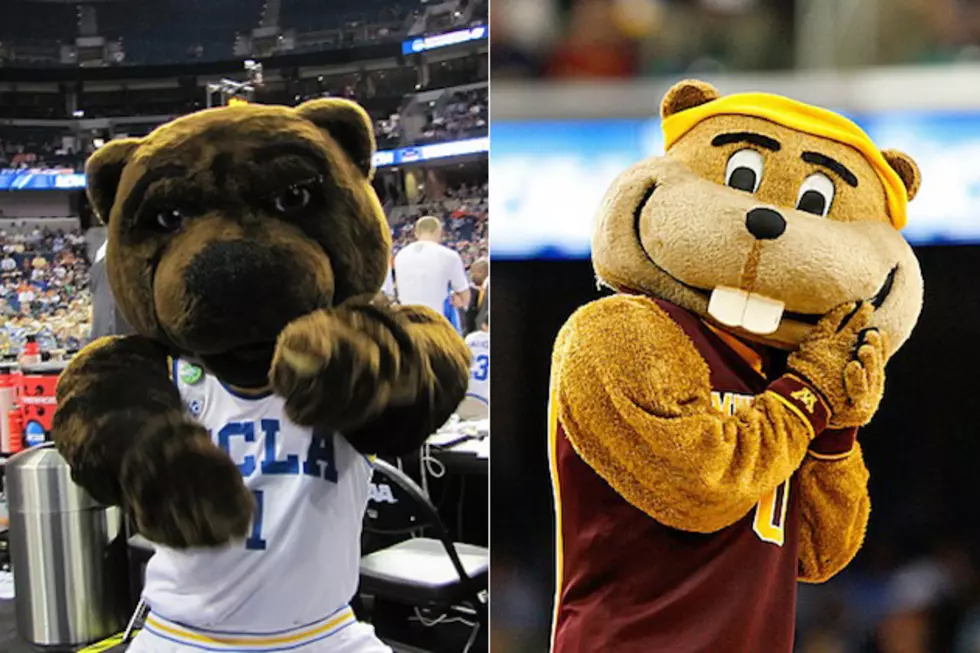 &#8216;Joe Bruin&#8217; of UCLA vs. &#8216;Goldy Gopher&#8217; of Minnesota &#8212; March Mascot Madness