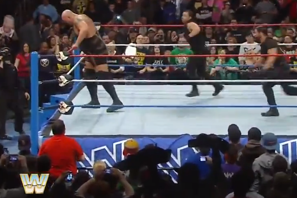 Exclusive Video of The Shield Attacking The Big Show after WWE ‘Old School’ Raw