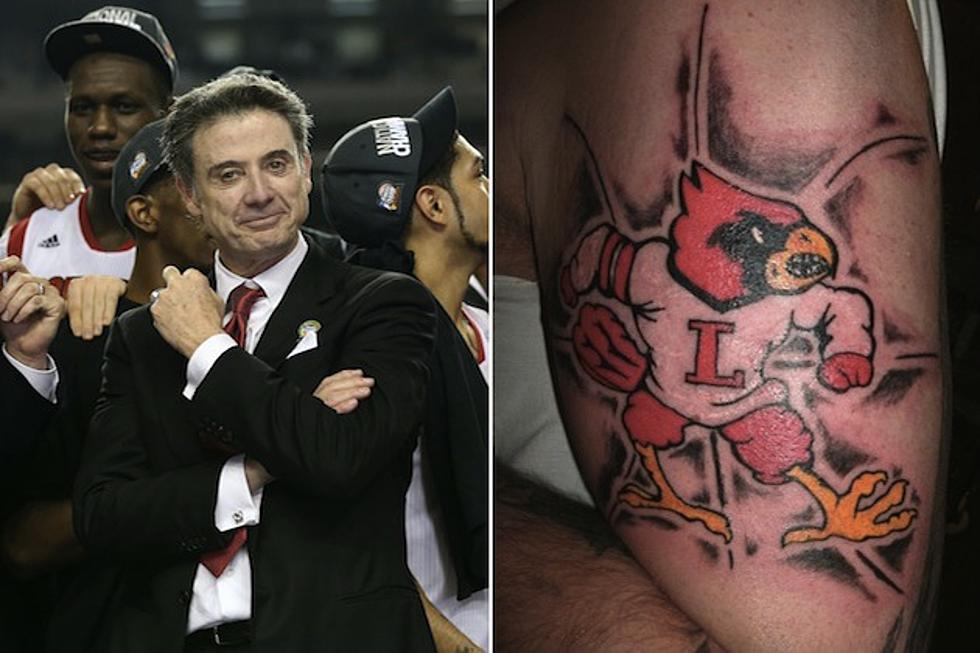 Louisville Coach Getting Tattoo