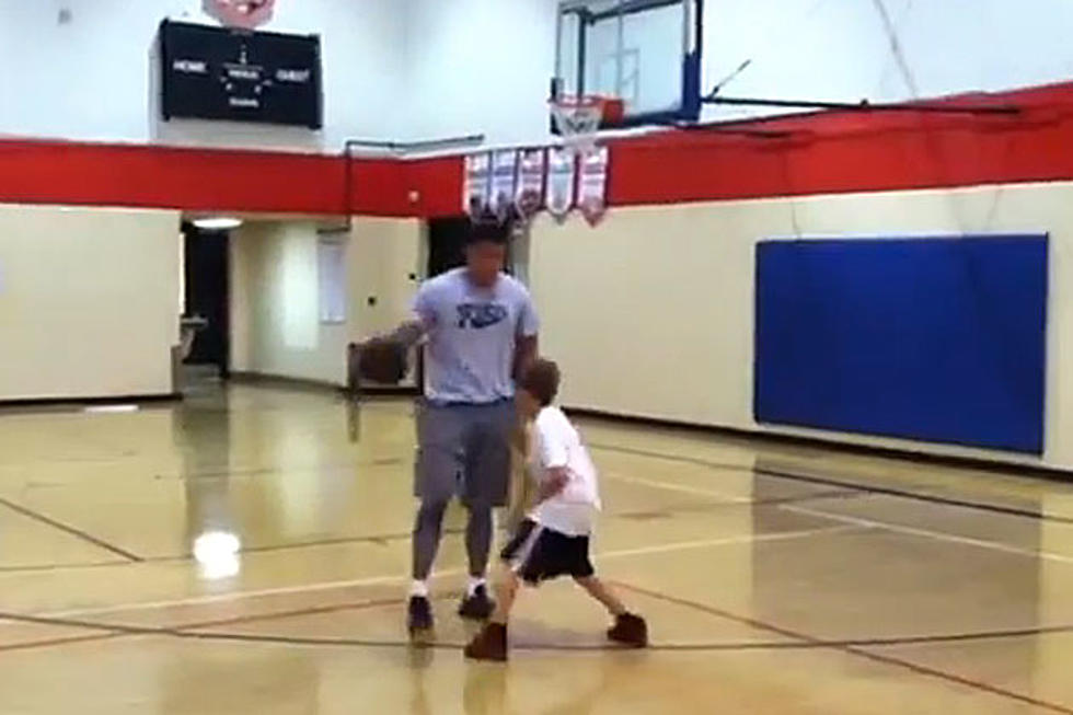 Grown Man Crushes Boy In Basketball, Ruins His Self-Esteem Forever [Video]