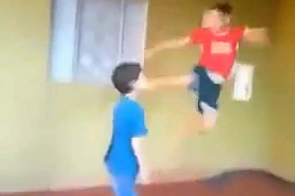 Kid’s Insane Kick Is Off the Charts (And Off the Wall)