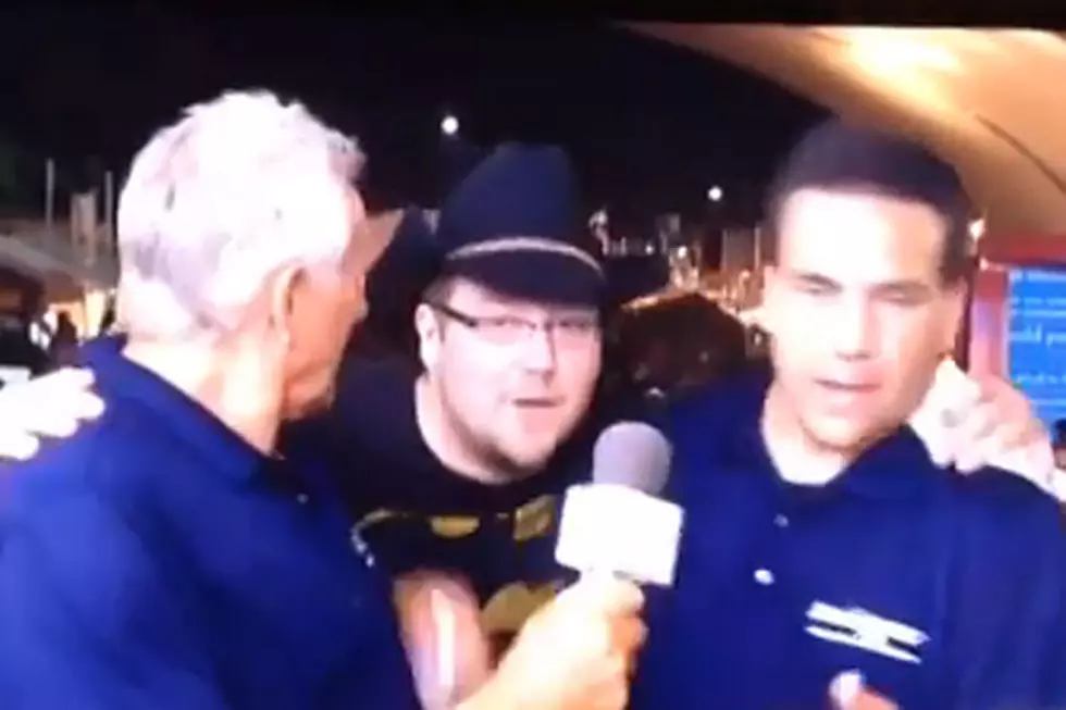 Ouch! Reporter Punches Out Jerk Who Tried to Video Bomb Him