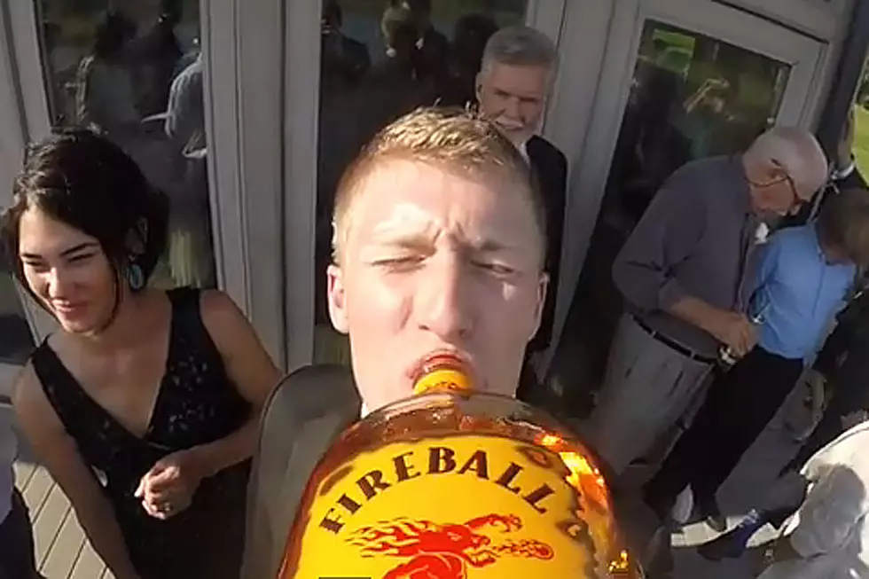 GoPro on a Whiskey Bottle at a Wedding Goes Down Smooth