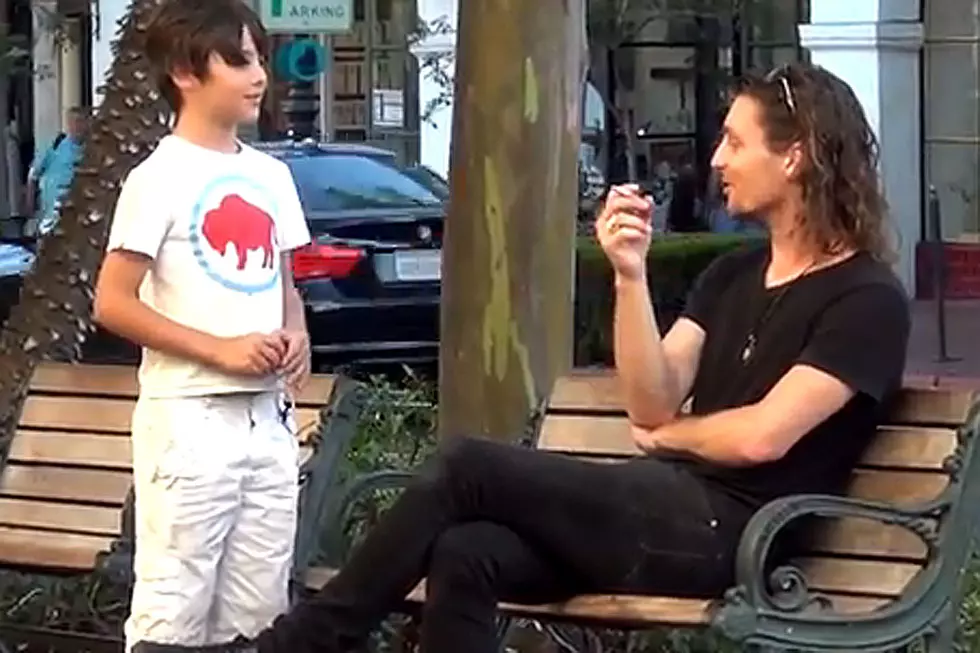What Happens When This 9-Year-Old Asks Strangers for a Light?