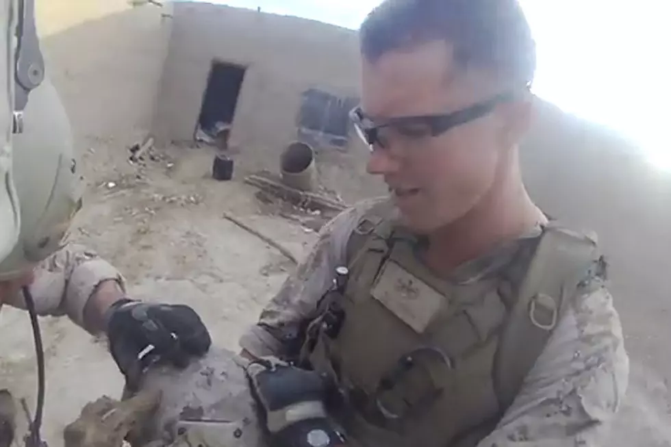 Watch a Marine Survive Sniper’s Shot to His Head