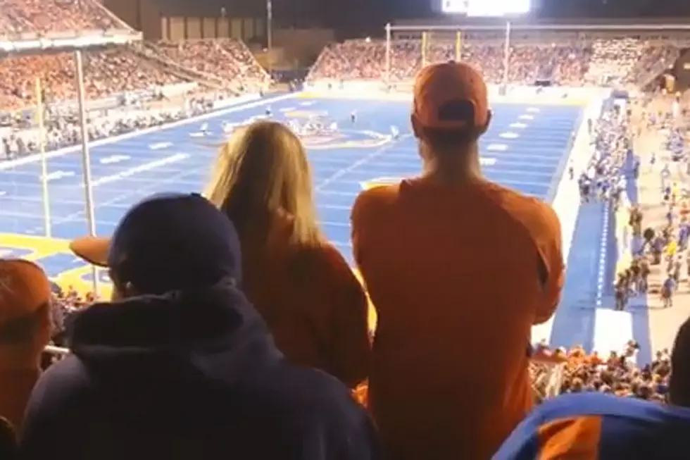 Football Fans Stand for Entire Game, Ruin View for Others