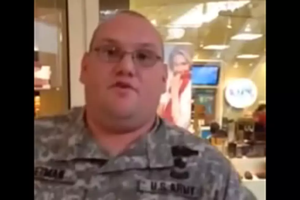 Did This Man Pose as a Soldier for Black Friday Deals?
