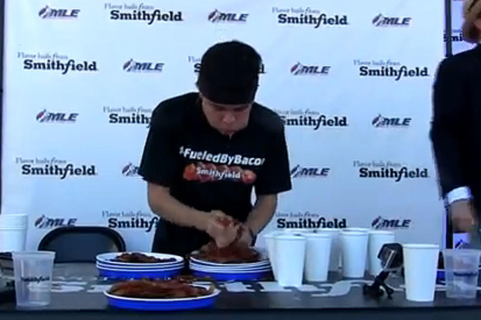 Guy Sets World Record for Eating Bacon, Will Need Doctor Any Day Now