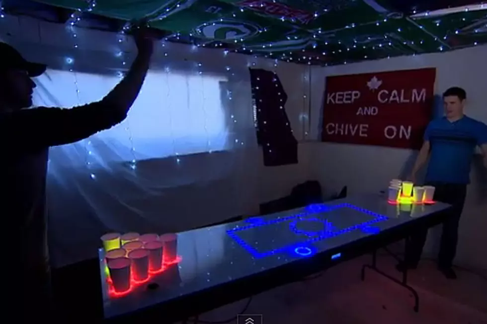 Interactive Neon Beer Pong Table Is Dude-Tacular