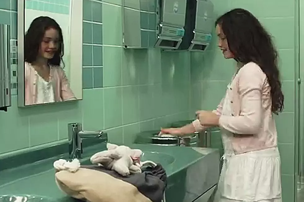 Bizarre German Public Bathroom Ad Makes NO Sense