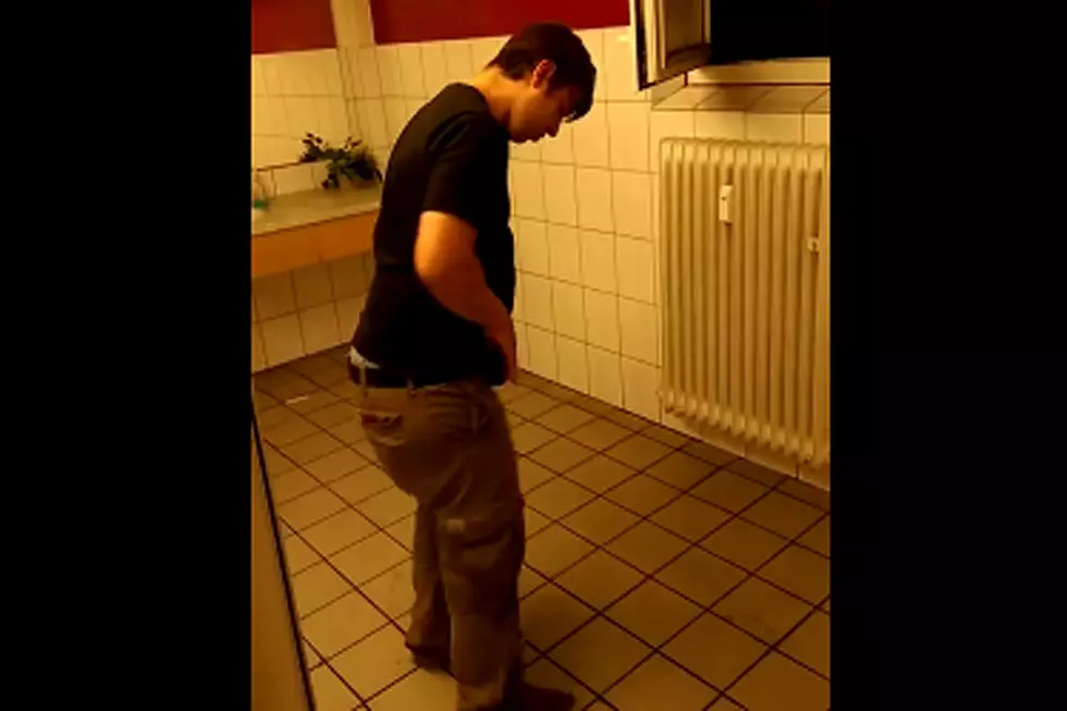 Super Drunk German Loses Ugly Battle With a Bathroom