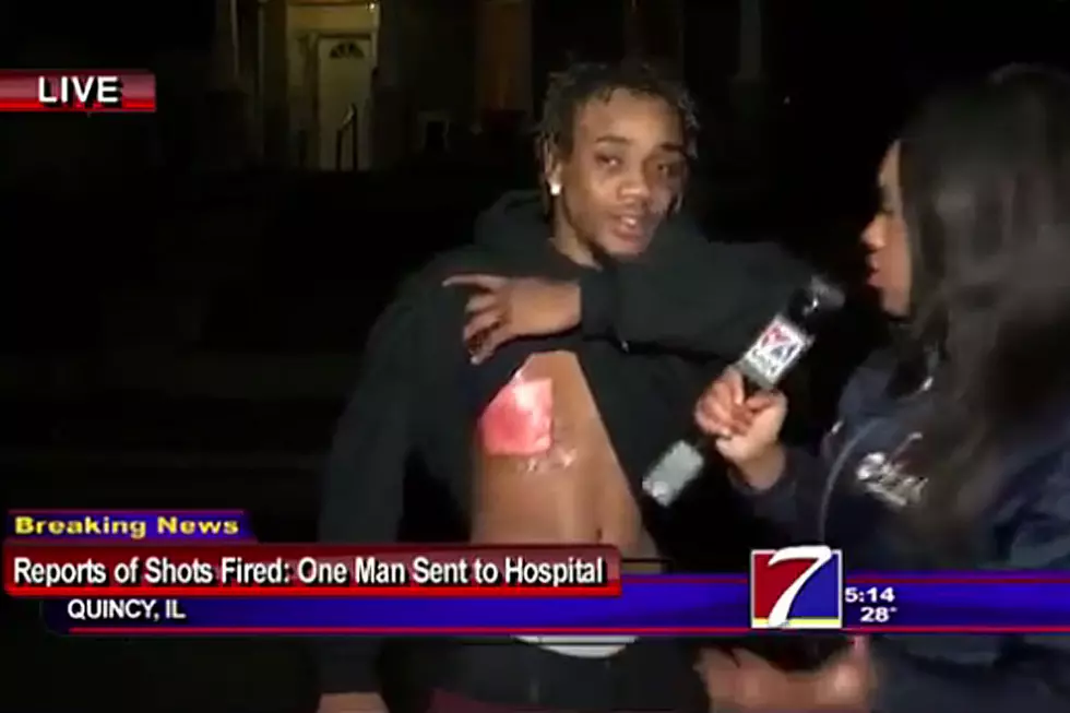 Dude Gets Shot and Then Gives Thunderously Epic Interview