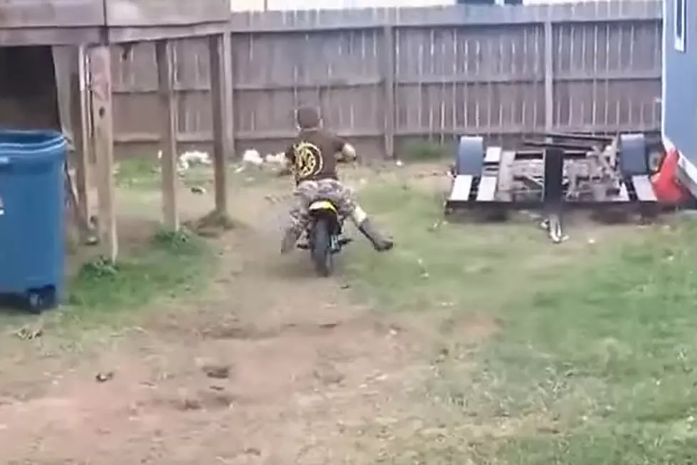 Boy&#8217;s First Motorcycle Ride Is a Colossal Pile of &#8216;Ouch&#8217;