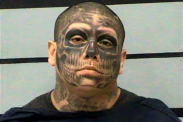 Check Out This Life Winner With a Skeleton Face Tattoo Mug Shot