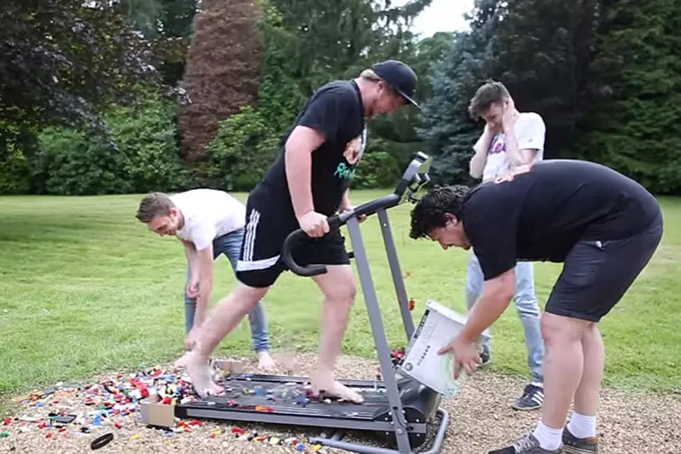 Lego Treadmill Challenge Is a New Kind of Fiery, Bloody Torture