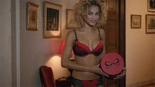 22 Sultry, Satin-y GIFs of Girls in Red Lingerie