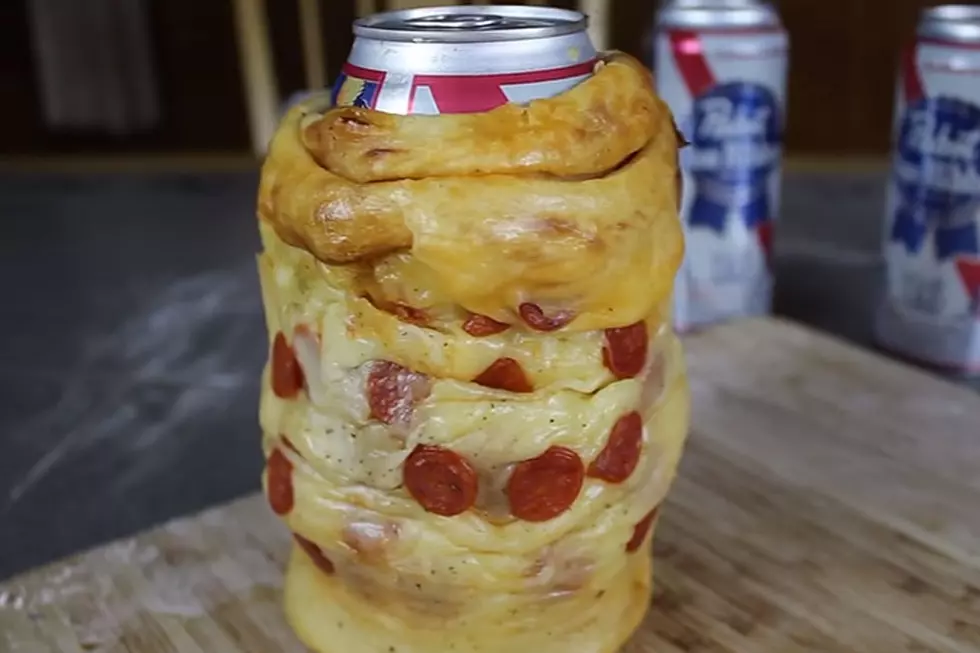 Pizza Beer Koozie Is the Dudest Invention Ever