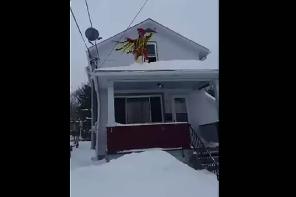 Man Dressed As ‘Macho Man’ Randy Savage Jumps Off Roof Into Snow
