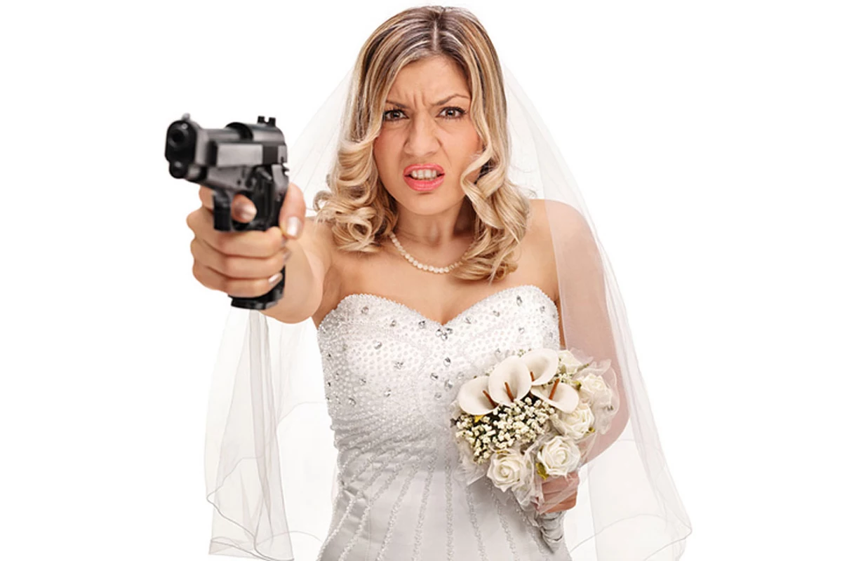 Angry Bride Fires Gun At Groom Proves Shes All Class 6380