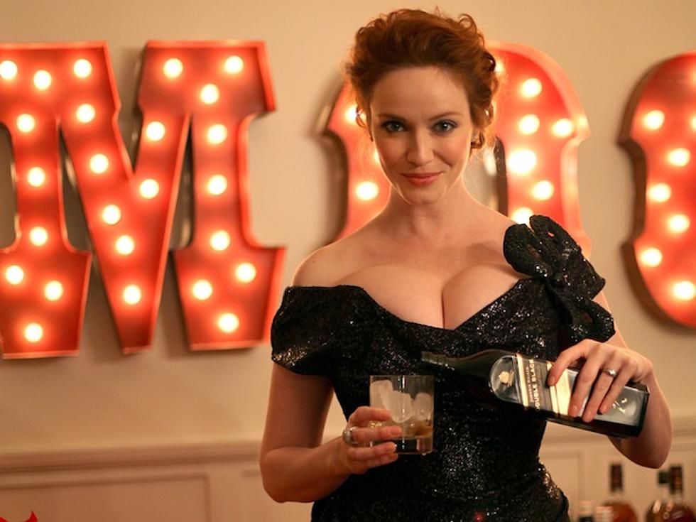 Christina Hendricks Handling Johnnie Walker Bottles Makes Us Really Want a Drink [PICTURES]