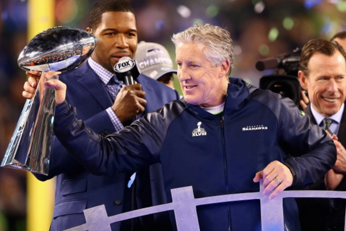 Seahawks Coach Pete Carroll AWESOME Super Bowl Post Game Locker Room