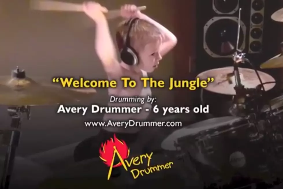 6 Year Old Rocks ‘Welcome to the Jungle’ on Drums [VIDEO]