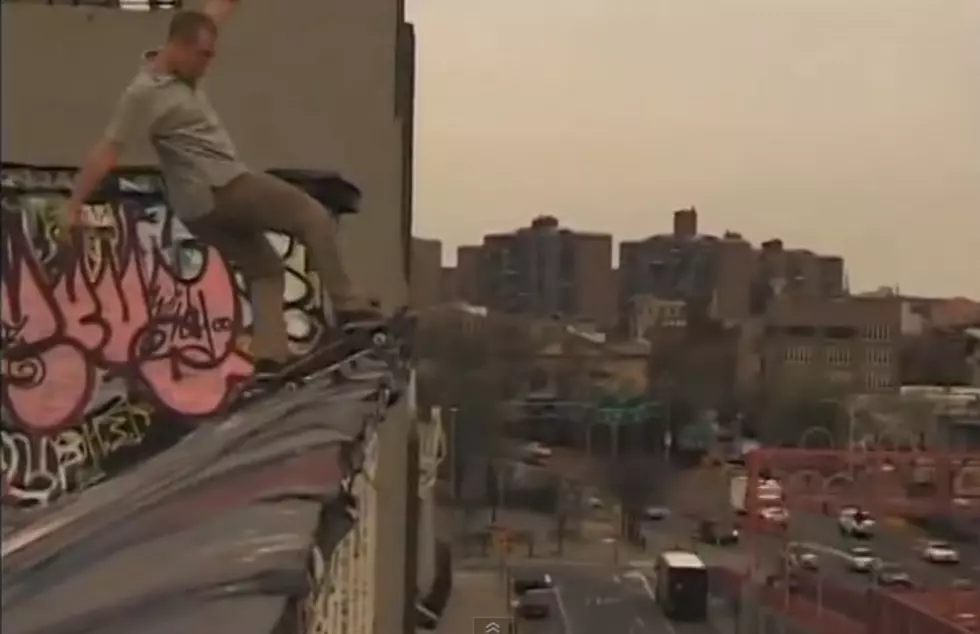 You Probably Shouldn’t Try Rooftop Skateboarding