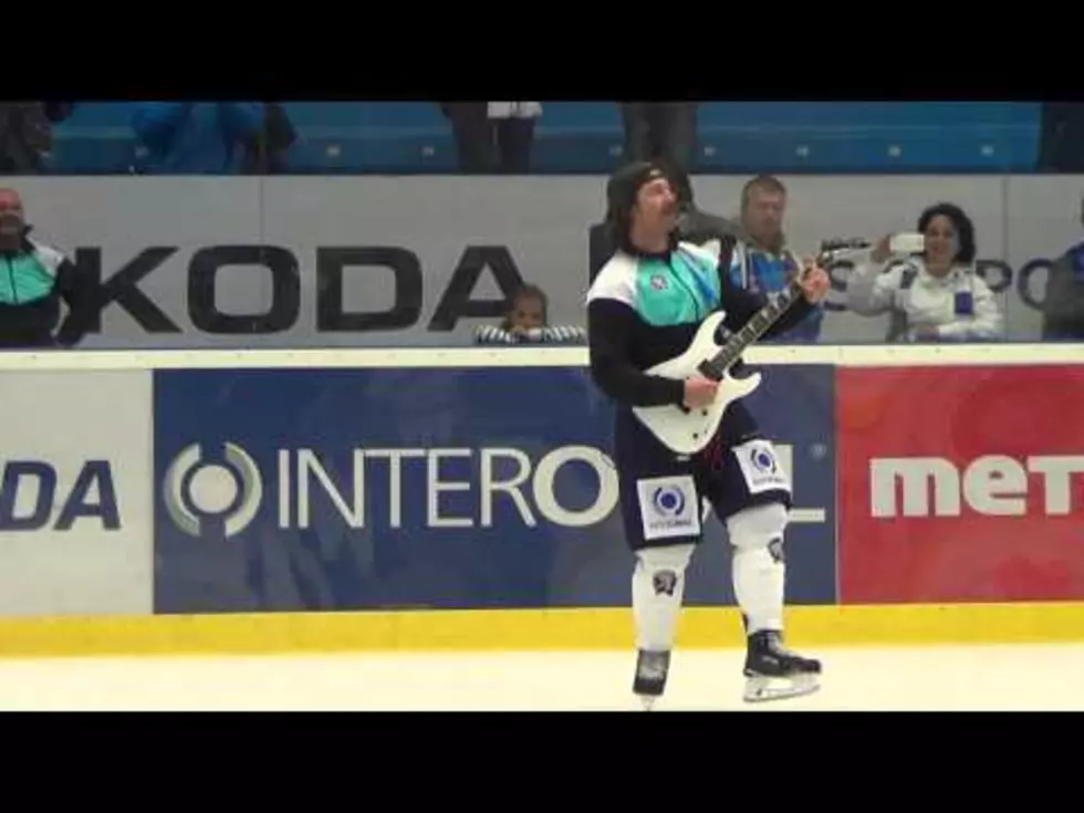 Hockey Player Covers Tom Petty On the Ice